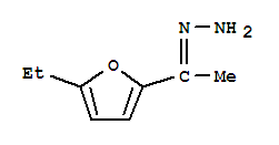 Ketone, 5-ethyl-2-furyl methyl, hydrazone (6ci) Structure,98489-45-3Structure