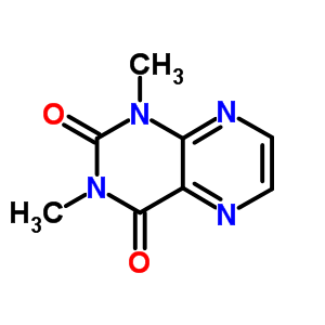 Lumazine, 1,3-dimethyl- Structure,13401-18-8Structure