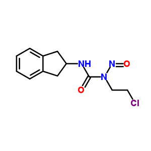 n-(2-氯乙基)-n-(2,3-二氫-1H-茚-2-基)-n-亞硝基-脲結(jié)構(gòu)式_13909-16-5結(jié)構(gòu)式