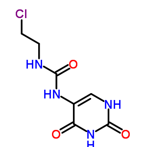 N-(2-氯乙基)-N-(1,2,3,4-四氫-2,4-二氧代-5-嘧啶)-脲結(jié)構(gòu)式_14900-44-8結(jié)構(gòu)式