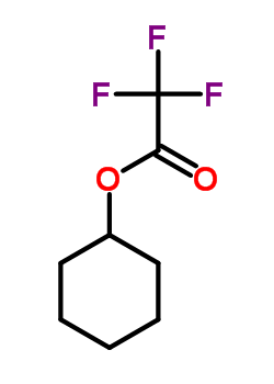 Trifluoroacetic acid cyclohexyl Structure,1549-45-7Structure