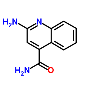 2-氨基-4-喹啉羧酰胺結(jié)構(gòu)式_16335-07-2結(jié)構(gòu)式