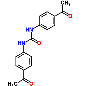 N,N-雙(4-乙酰基苯基)-脲結(jié)構(gòu)式_20782-48-3結(jié)構(gòu)式