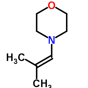 Morpholine,4-(2-methyl-1-propen-1-yl)- Structure,2403-55-6Structure