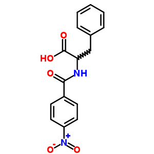 L-phenylalanine,n-(4-nitrobenzoyl)- Structure,24758-96-1Structure