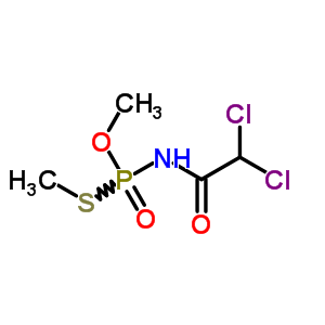 2,2-Dichloro-n-(methoxy-methylsulfanylphosphoryl)acetamide Structure,30560-33-9Structure