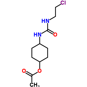 n-[4-(乙?；趸?環(huán)己基]-n-(2-氯乙基)-脲結(jié)構(gòu)式_33082-87-0結(jié)構(gòu)式