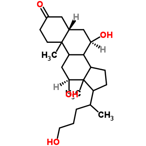 (5A,7A,12A)-7,12,24-三羥基膽烷-3-酮結(jié)構(gòu)式_359436-56-9結(jié)構(gòu)式