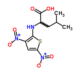 L-leucine,n-(3,5-dinitro-2-thienyl)- Structure,37791-28-9Structure