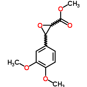 Methyl 3-(3,4-dimethoxyphenyl)oxirane-2-carboxylate Structure,39829-15-7Structure