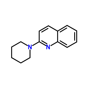 2-(1-哌啶基)-喹啉結(jié)構(gòu)式_46708-03-6結(jié)構(gòu)式