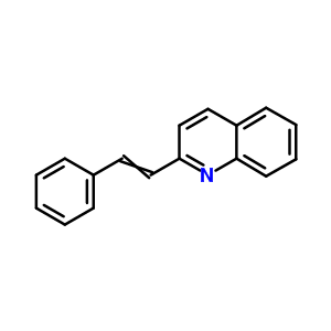 2-(2-苯基乙烯)-喹啉結(jié)構(gòu)式_4945-26-0結(jié)構(gòu)式