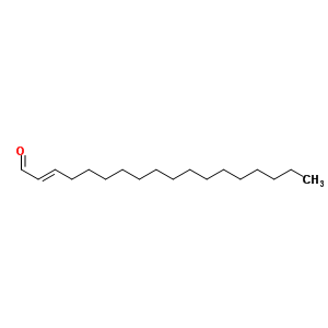 (2E)-十八醛結(jié)構(gòu)式_51534-37-3結(jié)構(gòu)式