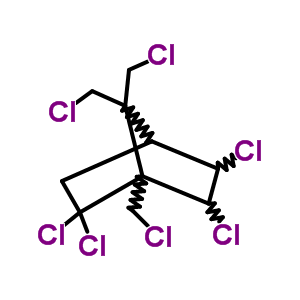 Heptachlorobornane Structure,51775-36-1Structure