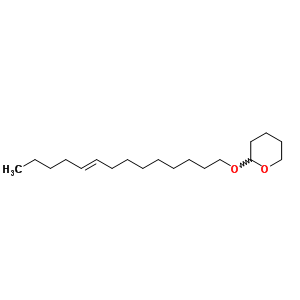 Tetrahydro-2-[(e)-9-tetradecenyloxy]-2h-pyran Structure,51812-91-0Structure