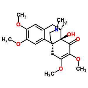 6,7-Didehydro-14-hydroxy-2,3,6,7-tetramethoxy-17-methyl-morphinan-8-one Structure,52038-19-4Structure