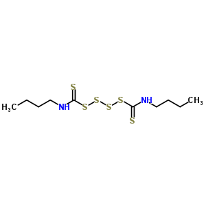 Tetrasulfide,bis[(butylamino)thiocarbonyl] (8ci) Structure,5439-67-8Structure