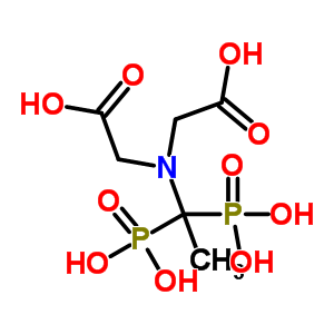 2-(Carboxymethyl-(1,1-diphosphonoethyl)amino)acetic acid Structure,55339-20-3Structure