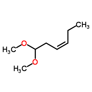 (Z)-3-hexenal dimethyl acetal Structure,55444-65-0Structure