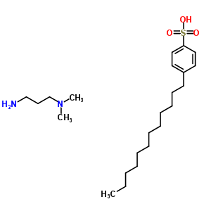 4-Dodecyl-benzenesulfonic acid compd. with n,n-dimethyl-1,3-propanediamine (1:1) Structure,55470-69-4Structure