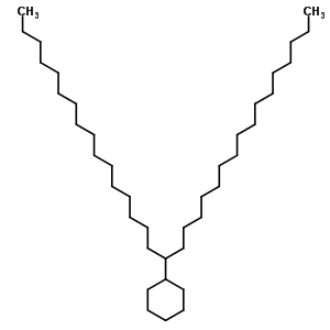 (1-Hexadecylheptadecyl)cyclohexane Structure,55517-75-4Structure