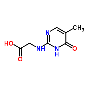 (9ci)-n-(1,4-二氫-5-甲基-4-氧代-2-嘧啶)-甘氨酸結(jié)構(gòu)式_55684-46-3結(jié)構(gòu)式