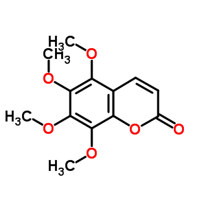 5,6,7,8-Tetramethoxycoumarin Structure,56317-15-8Structure