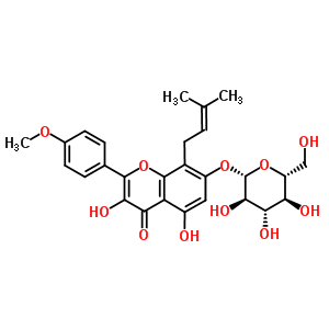 Icarisid i standard Structure,56725-99-6Structure