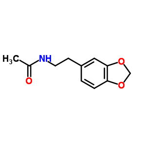 N-(2-benzo[1,3]dioxol-5-ylethyl)acetamide Structure,58026-25-8Structure