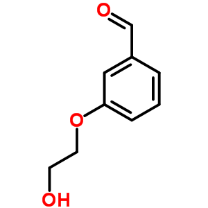 3-(2-羥基乙氧基)苯甲醛結(jié)構(gòu)式_60345-97-3結(jié)構(gòu)式