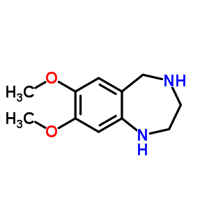 7,8-Dimethoxy-2,3,4,5-tetrahydro-1h-benzo[e][1,4]diazepine Structure,61471-52-1Structure