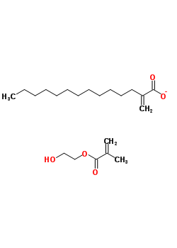 2-Propenoic acid, 2-methyl-, 2-hydroxyethyl ester, polymer with dodecyl 2-propenoate Structure,63149-67-7Structure