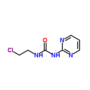 N-(2-氯乙基)-N-2-嘧啶-脲結(jié)構式_63706-94-5結(jié)構式