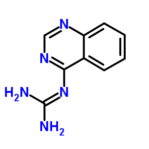 2-喹唑啉-4-胍結(jié)構(gòu)式_6635-74-1結(jié)構(gòu)式