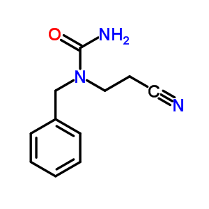 n-(2-氰基乙基)-n-(苯基甲基)-脲結(jié)構(gòu)式_717-73-7結(jié)構(gòu)式