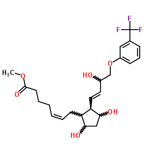 Methyl (z)-7-[(2r)-3,5-dihydroxy-2-[(e)-3-hydroxy-4-[3-(trifluoromethyl)phenoxy]but-1-enyl]cyclopentyl]hept-5-enoate Structure,73275-76-0Structure