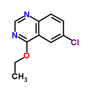 6-氯-4-乙氧基喹唑啉結(jié)構(gòu)式_7505-75-1結(jié)構(gòu)式