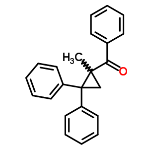 Methanone,(1-methyl-2,2-diphenylcyclopropyl)phenyl- Structure,75854-69-2Structure