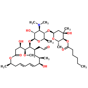 柱晶白霉素A13(白霉素A13、吉他霉素A13)結(jié)構(gòu)式_78897-52-6結(jié)構(gòu)式