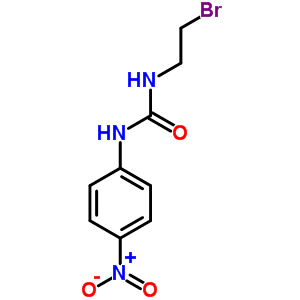 N-(2-溴乙基)-N-(4-硝基苯基)-脲結(jié)構(gòu)式_90562-08-6結(jié)構(gòu)式