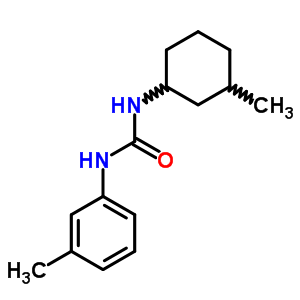 n-(3-甲基環(huán)己基)-n-(3-甲基苯基)-脲結(jié)構(gòu)式_94251-13-5結(jié)構(gòu)式